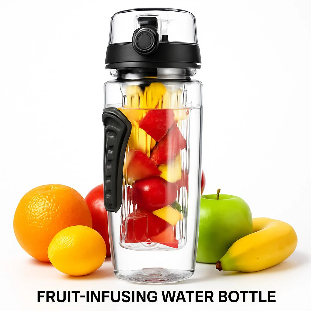 Eco-Friendly Fruit-Infusing Water Bottle with Infuser - Image 3