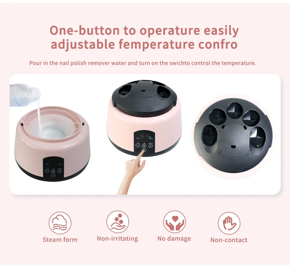 36W Professional Nail Debonding Steamer Fast Debonding Tool Steam High-Temperature Nail Polish Remover Suitable For Salons - Image 10