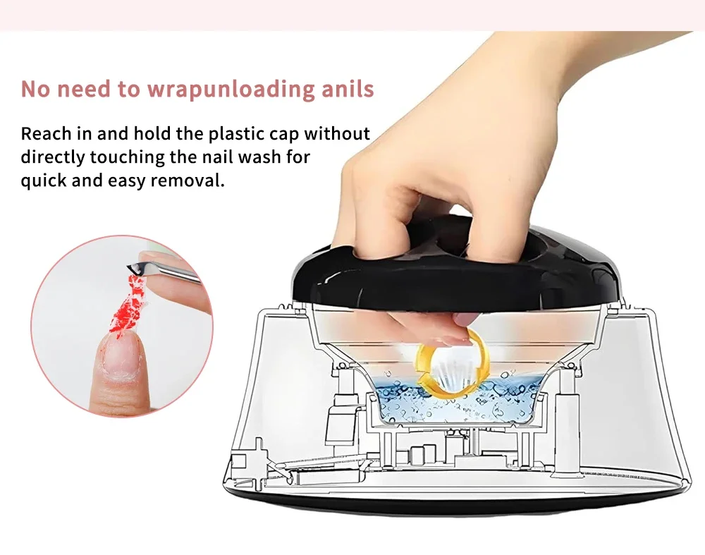 36W Professional Nail Debonding Steamer Fast Debonding Tool Steam High-Temperature Nail Polish Remover Suitable For Salons - Image 14