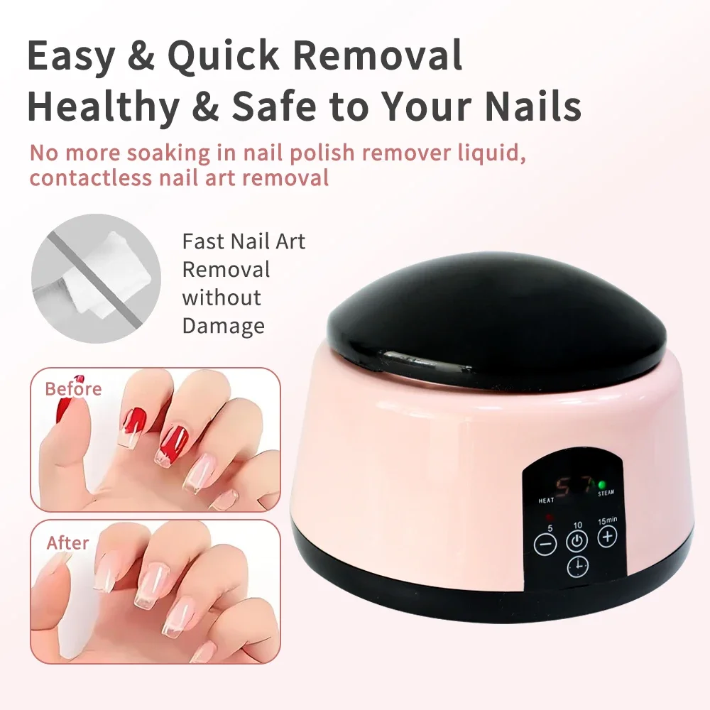 36W Professional Nail Debonding Steamer Fast Debonding Tool Steam High-Temperature Nail Polish Remover Suitable For Salons - Image 3