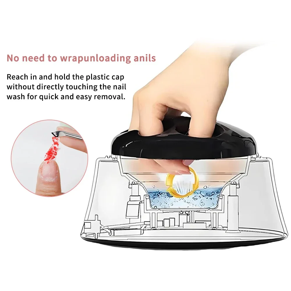 36W Professional Nail Debonding Steamer Fast Debonding Tool Steam High-Temperature Nail Polish Remover Suitable For Salons - Image 5