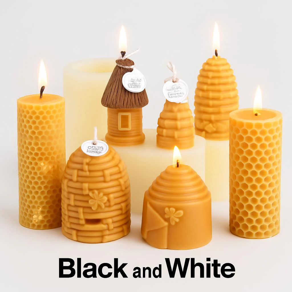 Pure Beeswax Candles - Eco-Friendly & Non-Toxic Glow - Image 5