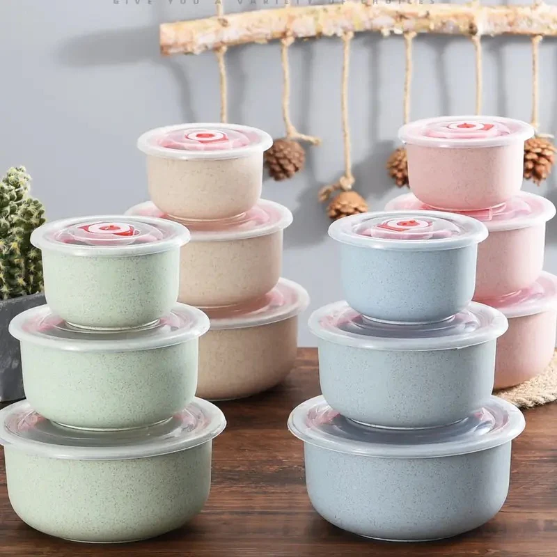 Eco-Friendly Wheat Straw Bowls for Food Storage - Image 12