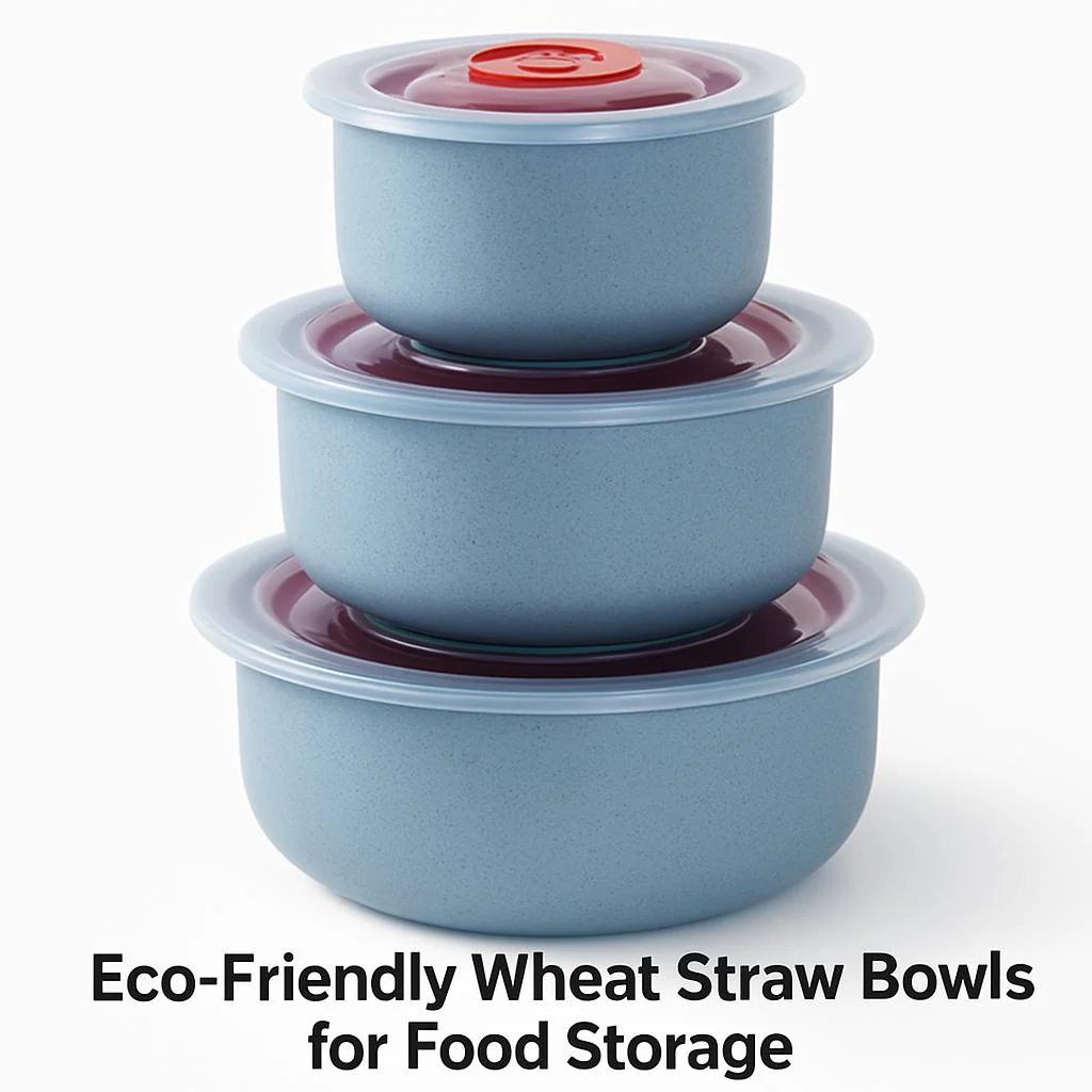 Eco-Friendly Wheat Straw Bowls for Food Storage - Image 8