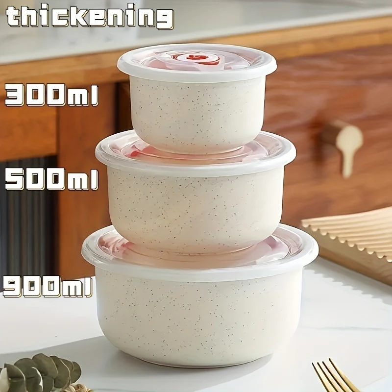 Eco-Friendly Wheat Straw Bowls for Food Storage - Image 9