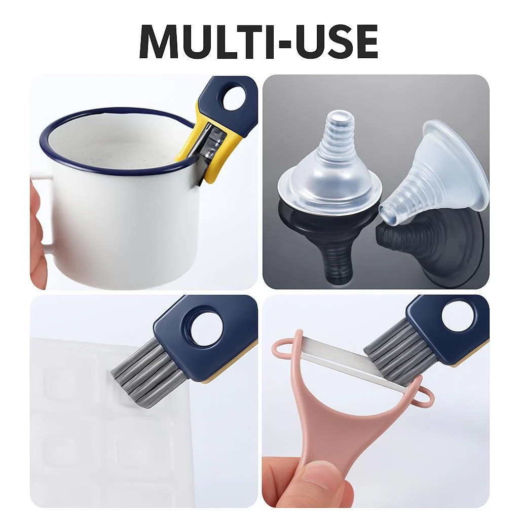 Eco-Friendly Bottle Cleaning Brush Set - Durable & Multi-Use - Image 9