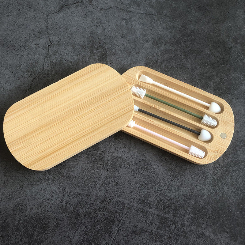 Eco-Friendly Reusable Cotton Swabs with Bamboo Case - Image 10