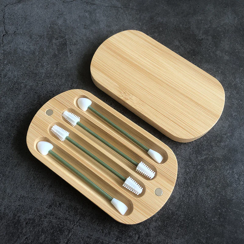 Eco-Friendly Reusable Cotton Swabs with Bamboo Case - Image 13