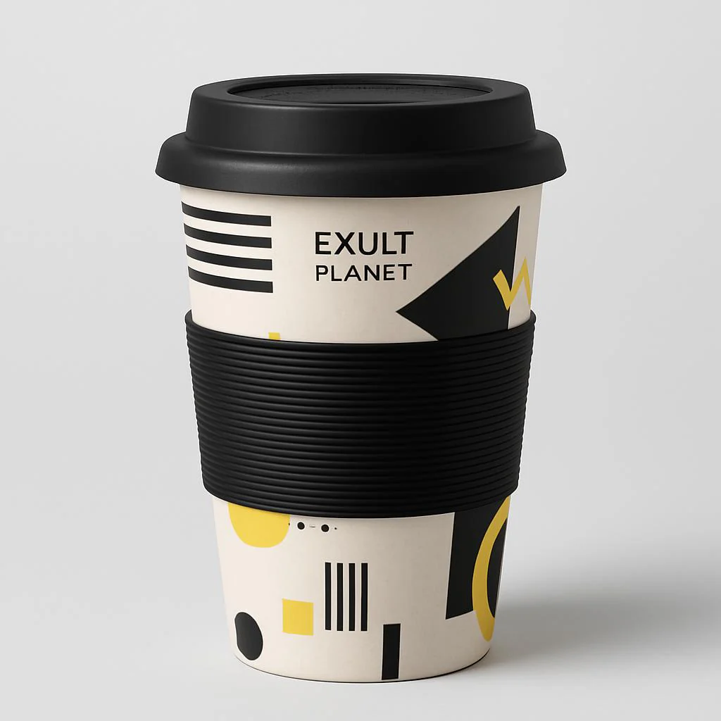 Eco-Friendly Reusable Bamboo Cup 400ml - Image 10