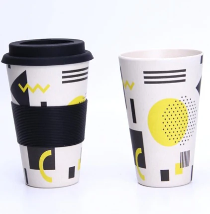 Eco-Friendly Reusable Bamboo Cup 400ml - Image 13