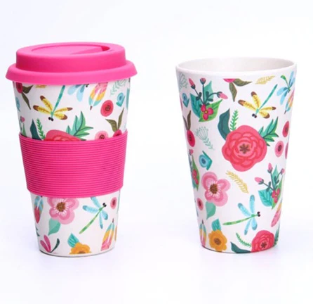 Eco-Friendly Reusable Bamboo Cup 400ml - Image 14