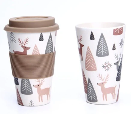 Eco-Friendly Reusable Bamboo Cup 400ml - Image 16