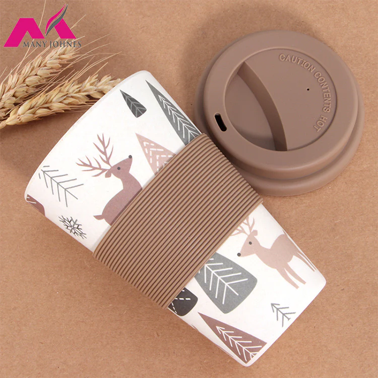 Eco-Friendly Reusable Bamboo Cup 400ml - Image 17
