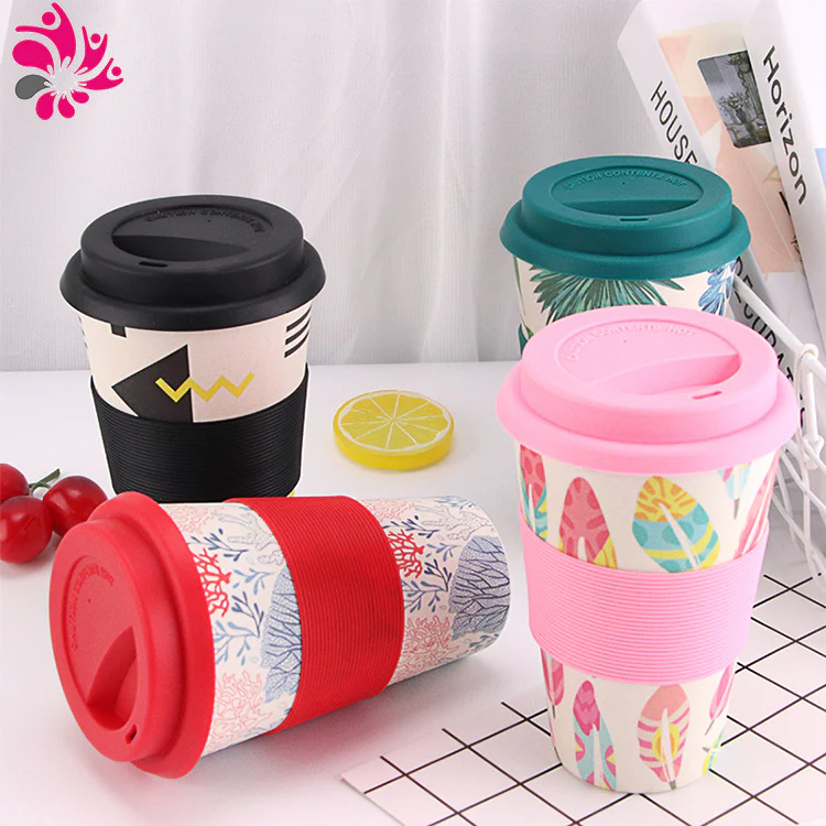 Eco-Friendly Reusable Bamboo Cup 400ml - Image 18