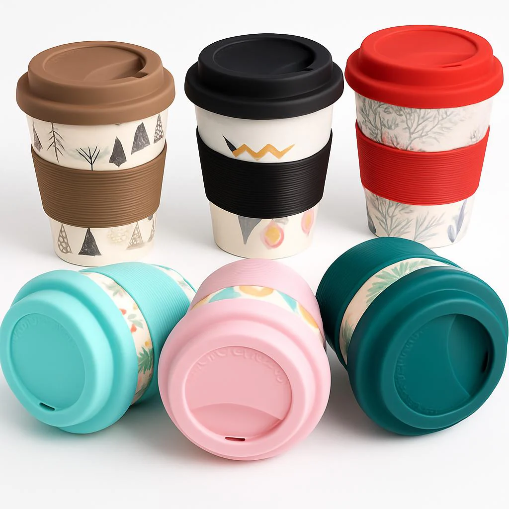 Eco-Friendly Reusable Bamboo Cup 400ml - Image 6