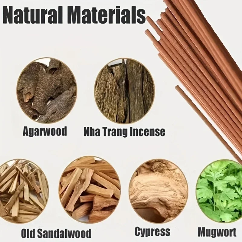 40Pcs Home Incense Stick Natural Sandalwood Incense Sticks  Aroma Blessing Ceremony Pray Buddha Incense - Image 4