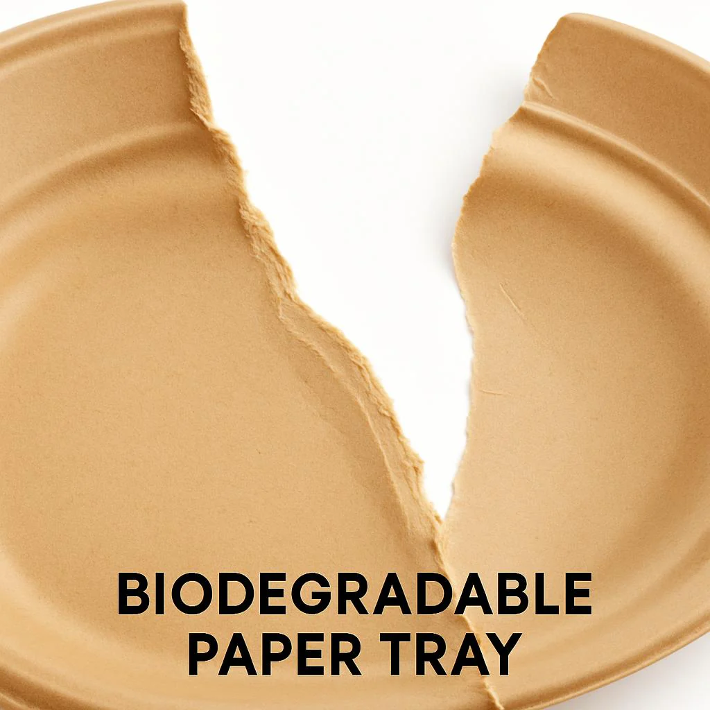 Eco-Friendly Biodegradable Paper Trays - 6, 7, 9 Inch (50 Pack) - Image 6