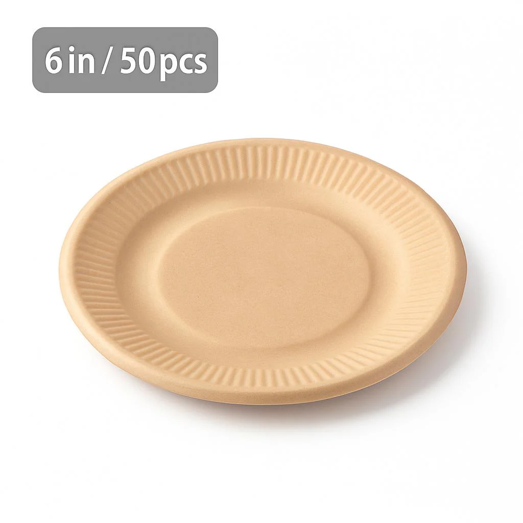 Eco-Friendly Biodegradable Paper Trays - 6, 7, 9 Inch (50 Pack) - Image 7