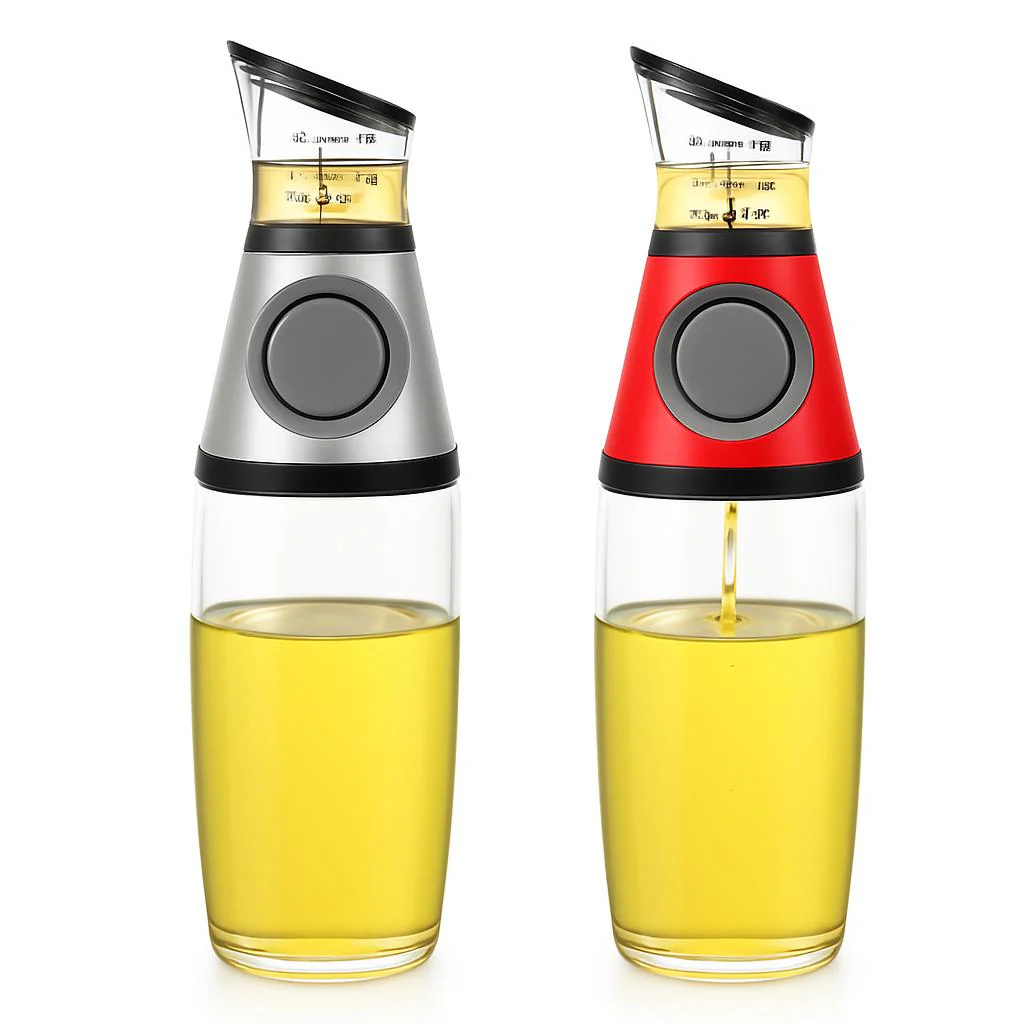 Eco-Friendly 500ml Glass Oil Dispenser for Kitchen - Image 3