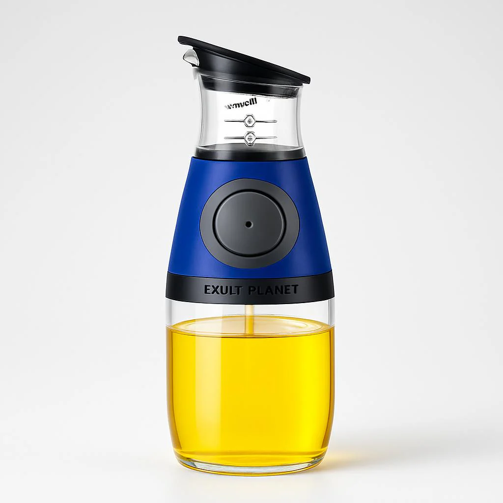 Eco-Friendly 500ml Glass Oil Dispenser for Kitchen - Image 9