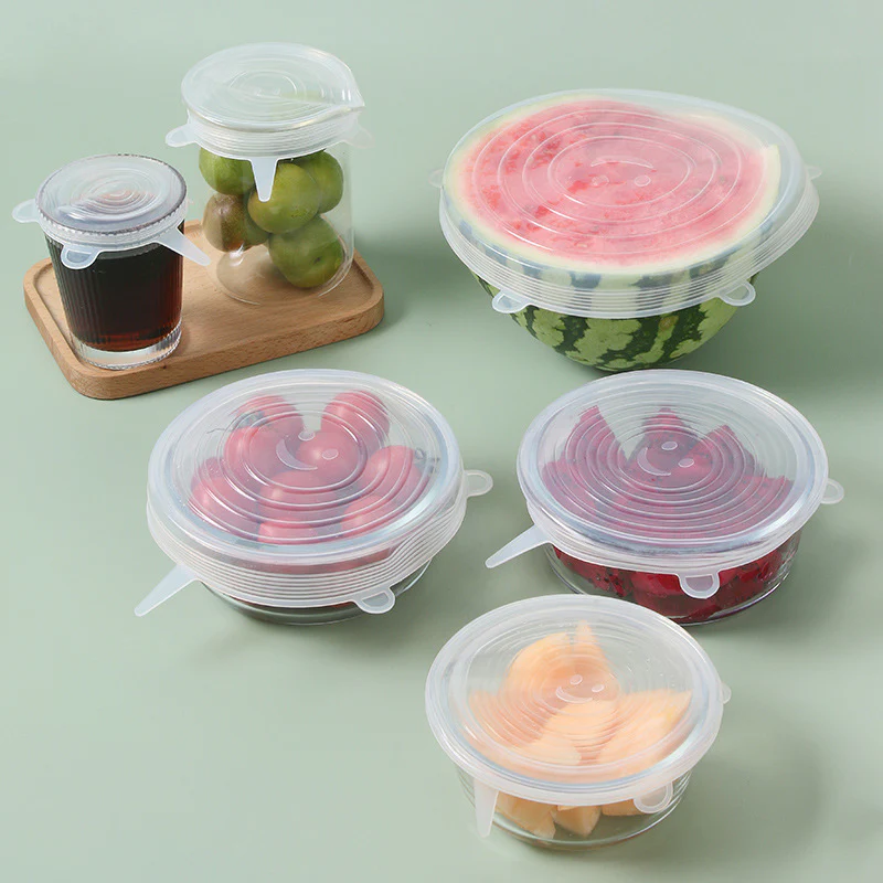 Eco-Friendly Silicone Stretch Lids - Reusable Food Storage Solution - Image 11