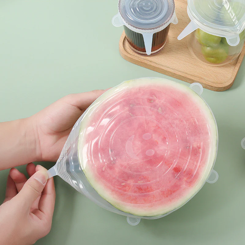 Eco-Friendly Silicone Stretch Lids - Reusable Food Storage Solution - Image 3
