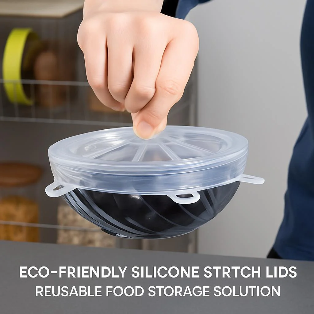 Eco-Friendly Silicone Stretch Lids - Reusable Food Storage Solution - Image 5