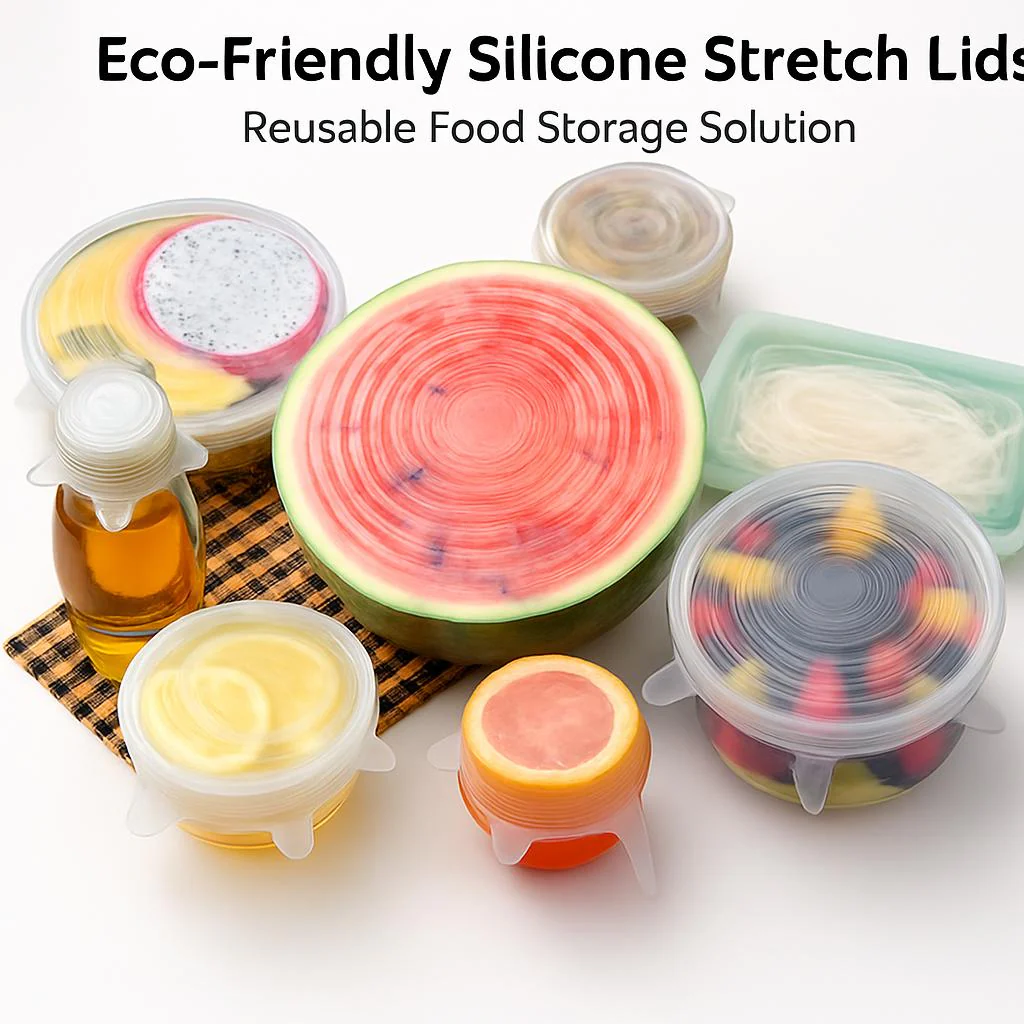 Eco-Friendly Silicone Stretch Lids - Reusable Food Storage Solution - Image 8