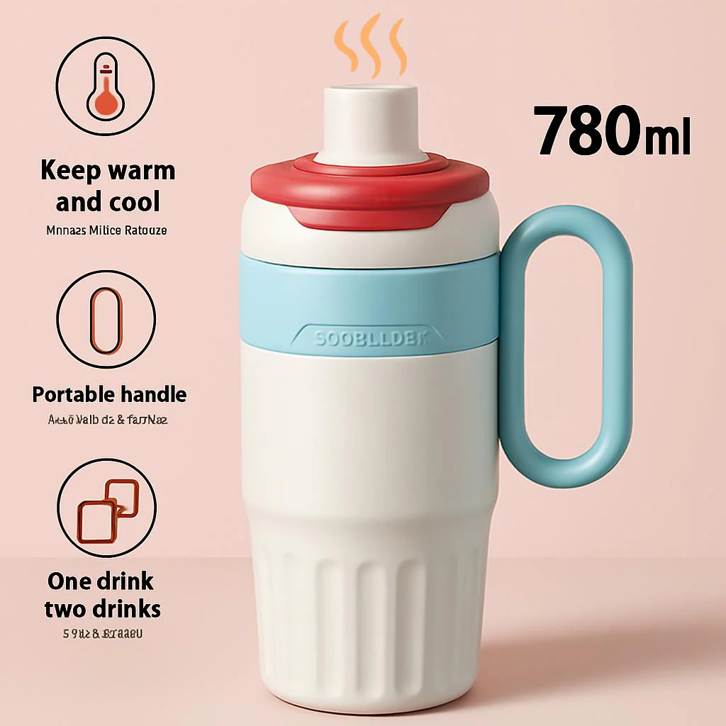 Eco-Friendly Stainless Steel Thermal Cup with Lid - Image 6