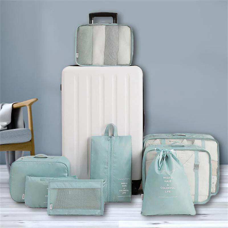 Eco-Friendly Travel Packing Cubes & Bags Set for Sustainable Organization - Image 16