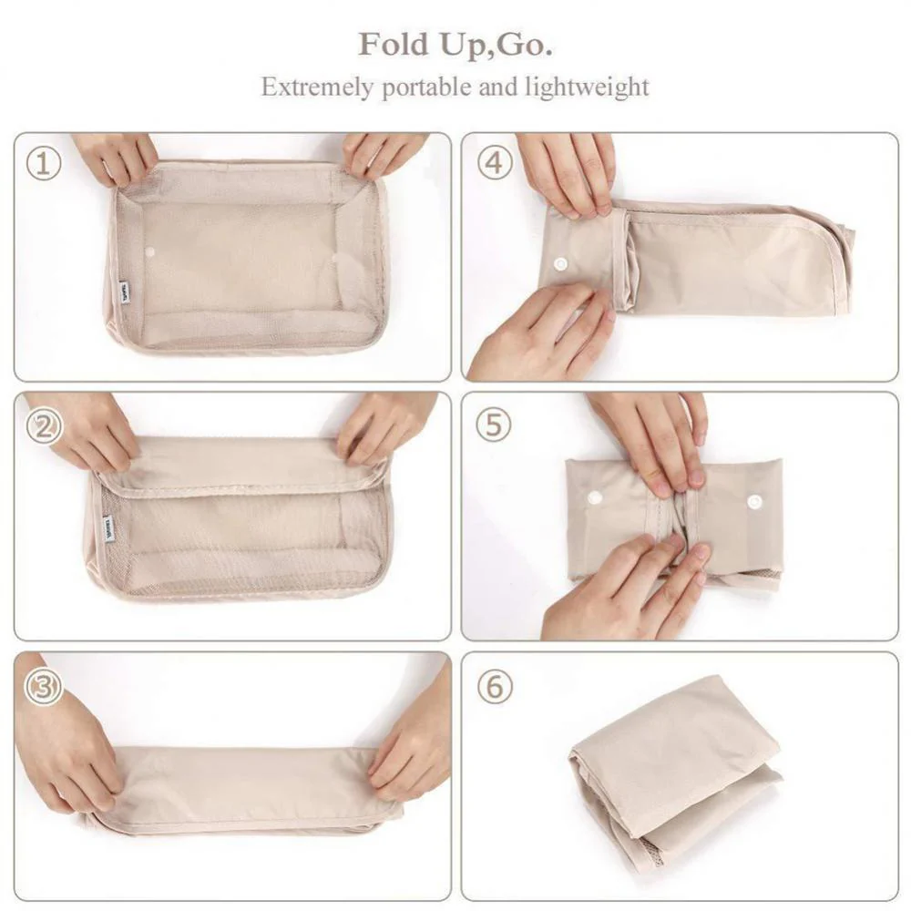 Eco-Friendly Travel Packing Cubes & Bags Set for Sustainable Organization - Image 19