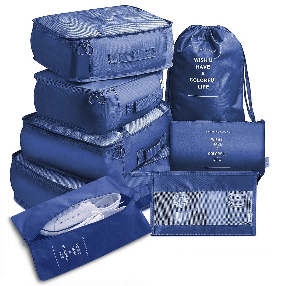 Eco-Friendly Travel Packing Cubes & Bags Set for Sustainable Organization - Image 23