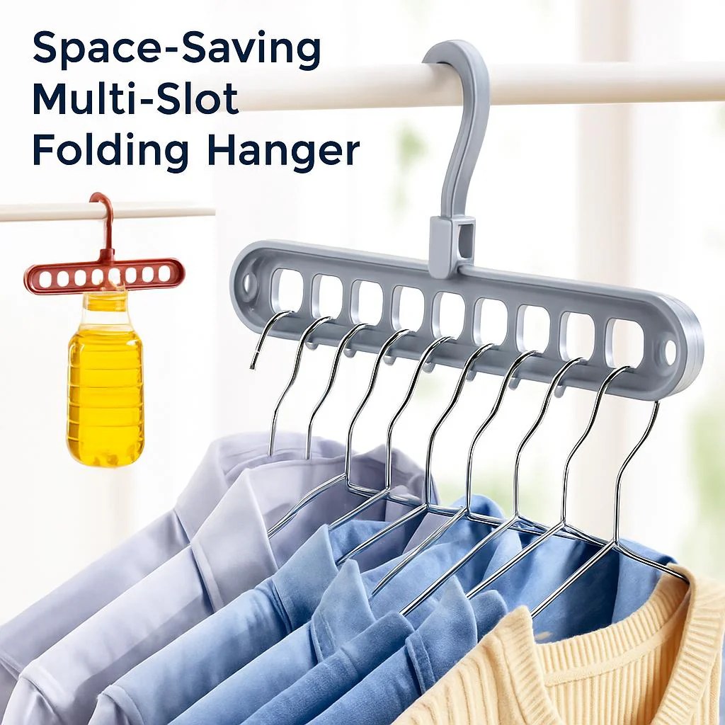 Space-Saving Multi-Slot Folding Hanger - Image 3