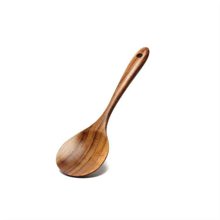 Eco-Friendly Acacia Wooden Spatula Set for Non-Stick Cookware - Image 14