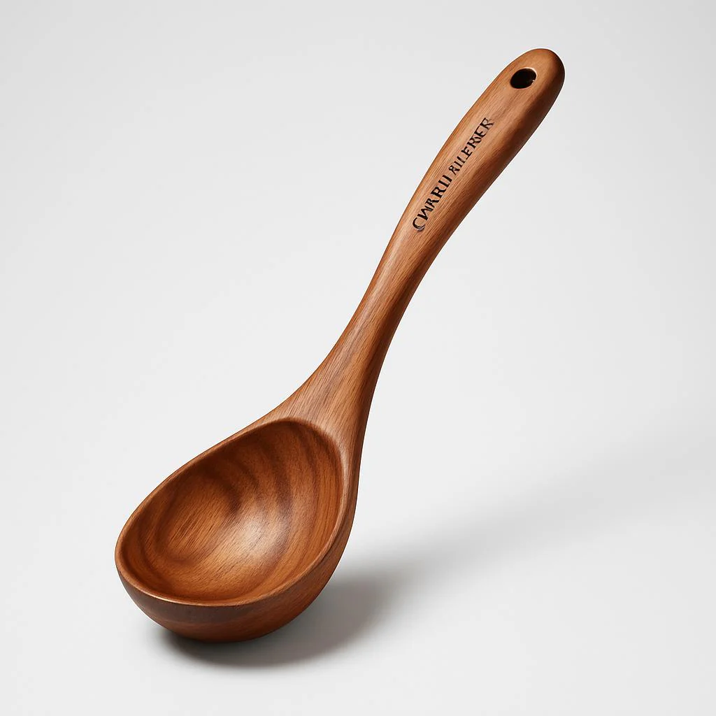 Eco-Friendly Acacia Wooden Spatula Set for Non-Stick Cookware - Image 8