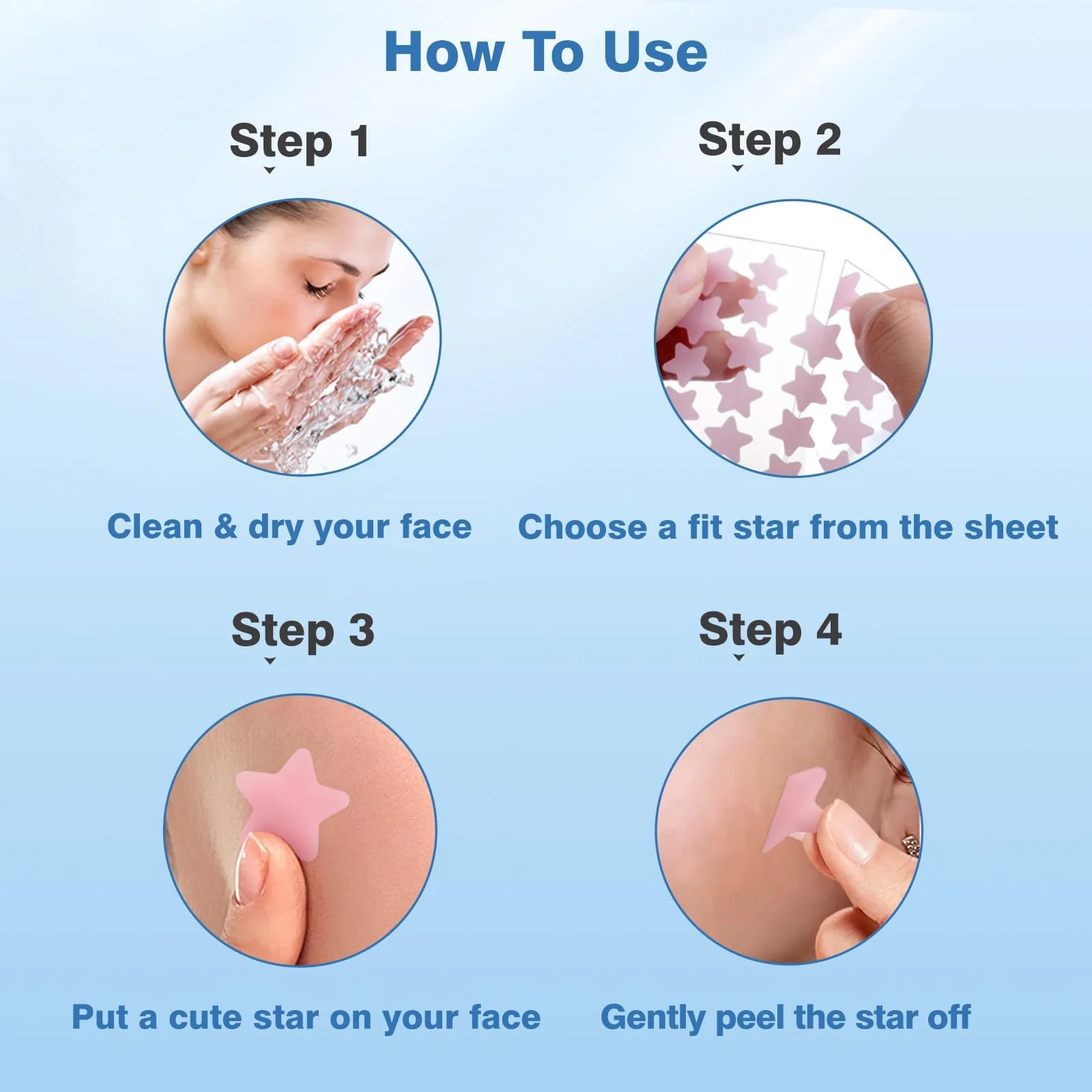 Eco-Friendly Star-Shaped Pimple Patch Set - Image 11