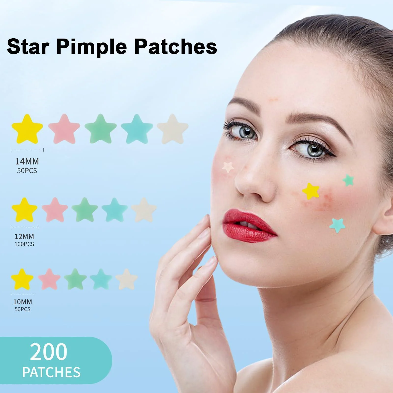 Eco-Friendly Star-Shaped Pimple Patch Set - Image 12