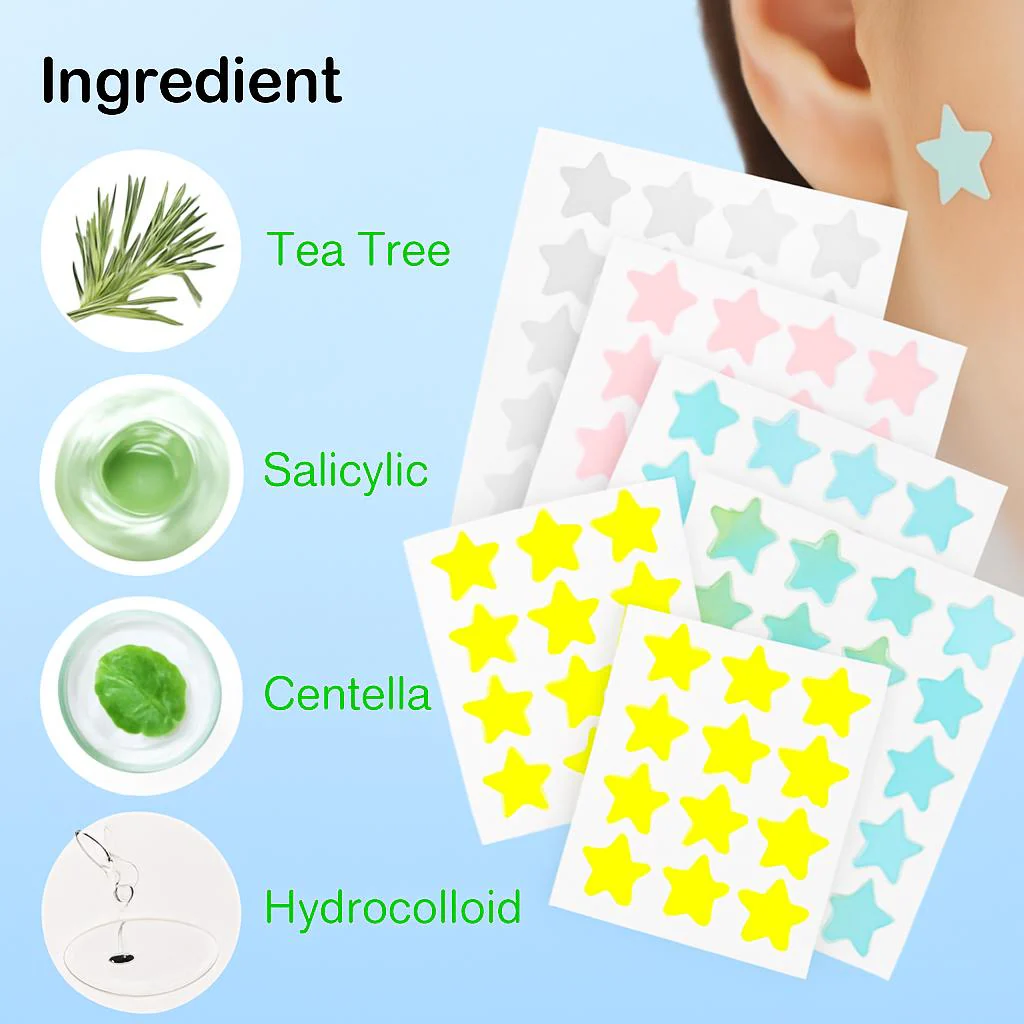 Eco-Friendly Star-Shaped Pimple Patch Set - Image 5