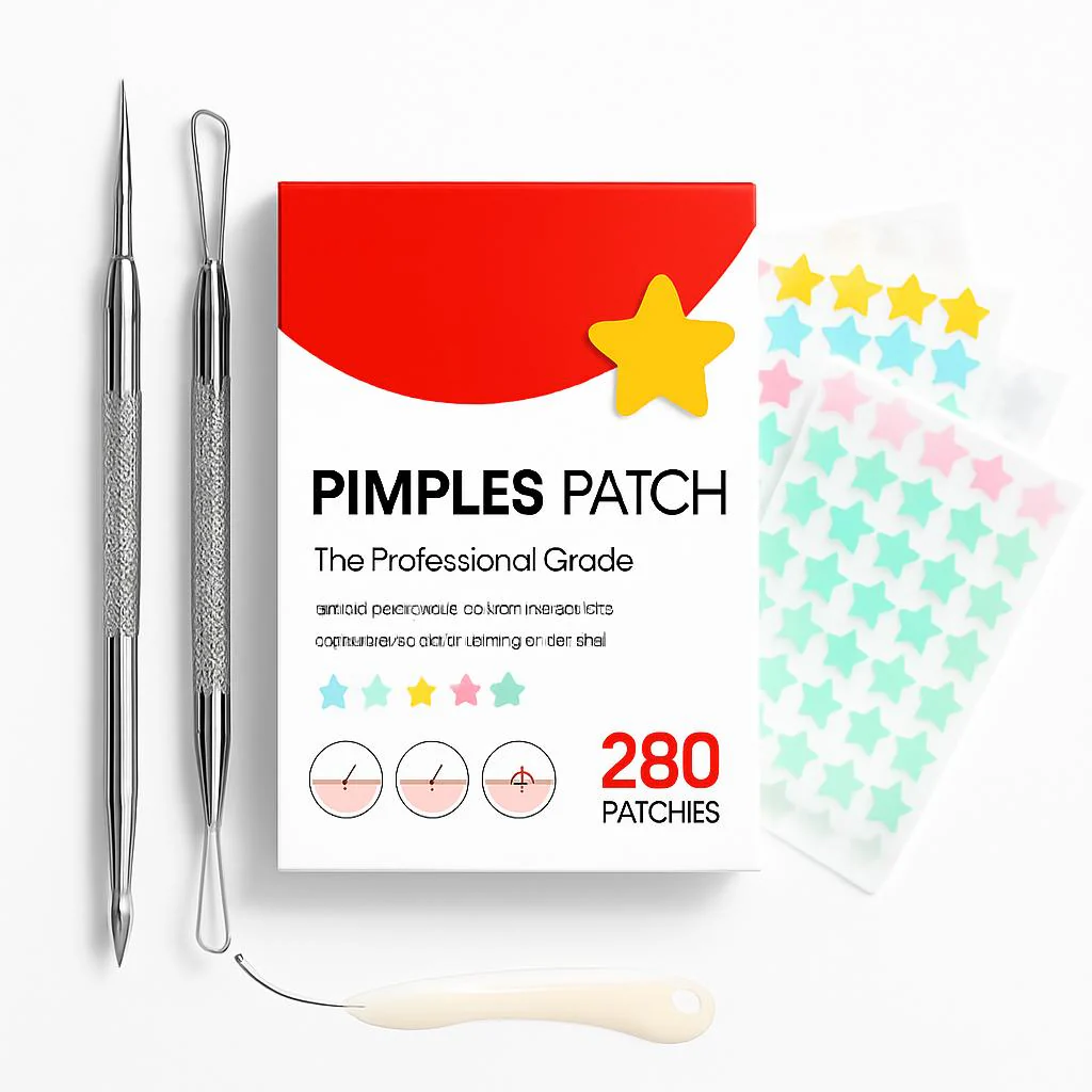 Eco-Friendly Star-Shaped Pimple Patch Set - Image 9