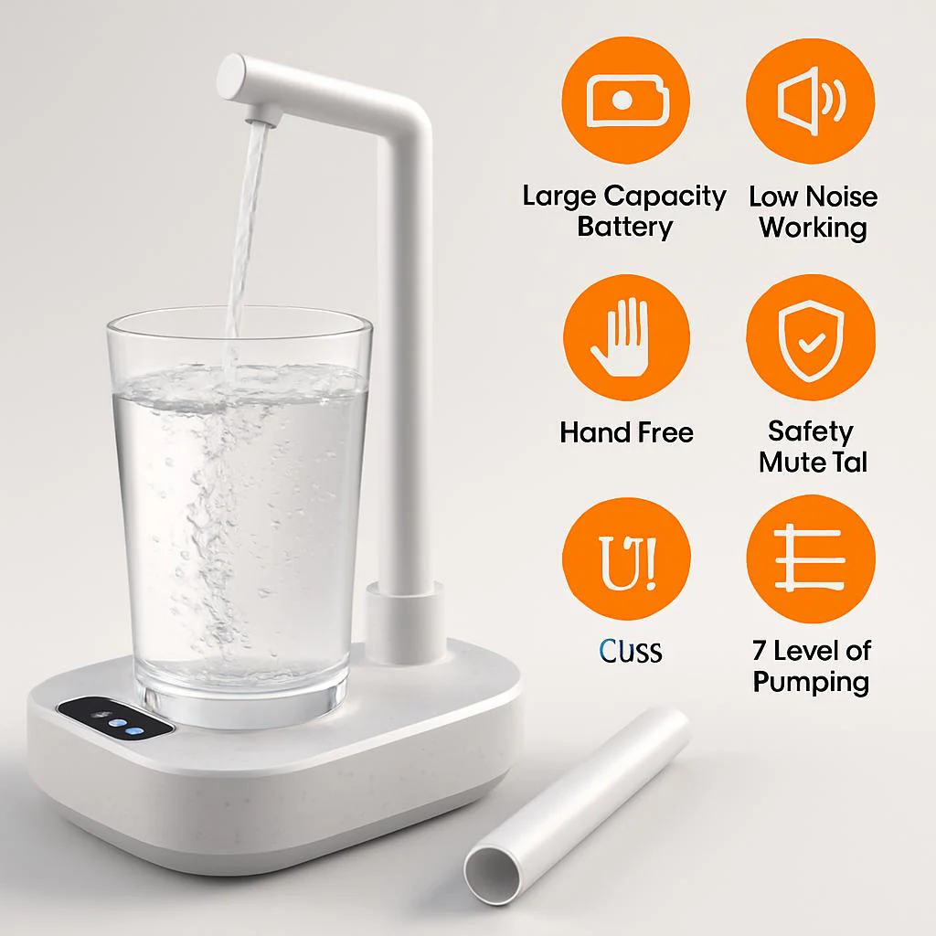 Eco-Friendly Automatic Rechargeable Water Dispenser - Image 8