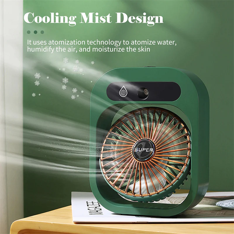 Portable Misting Air Cooler - Energy-Efficient Tabletop Cooling Device - Image 18