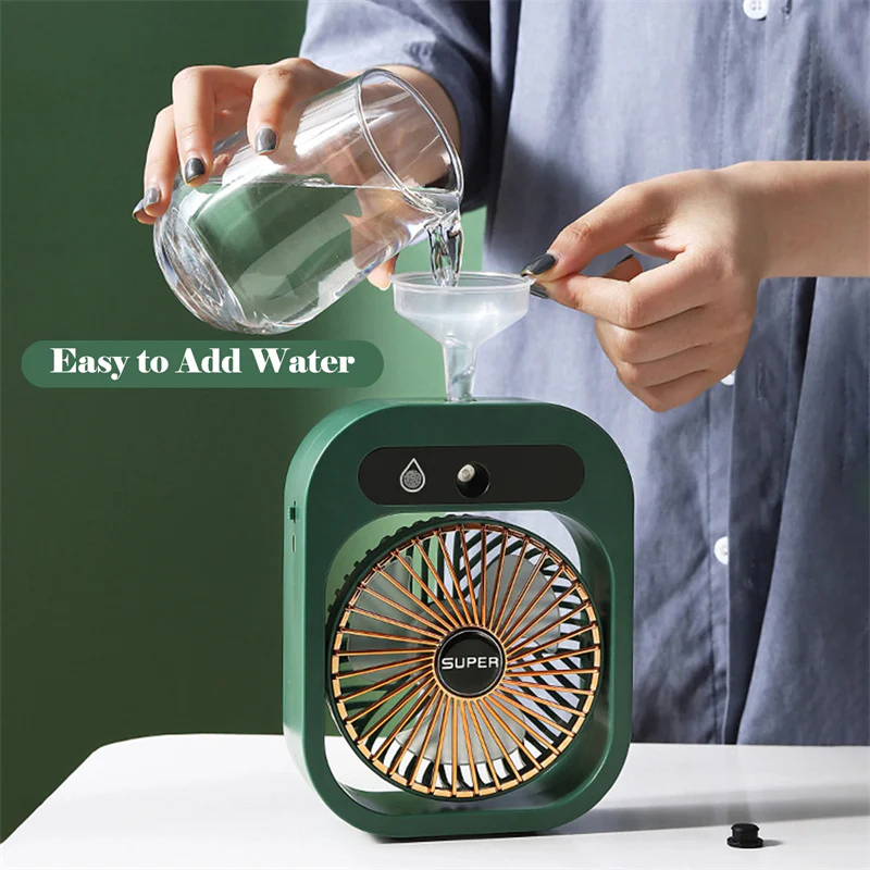 Portable Misting Air Cooler - Energy-Efficient Tabletop Cooling Device - Image 19