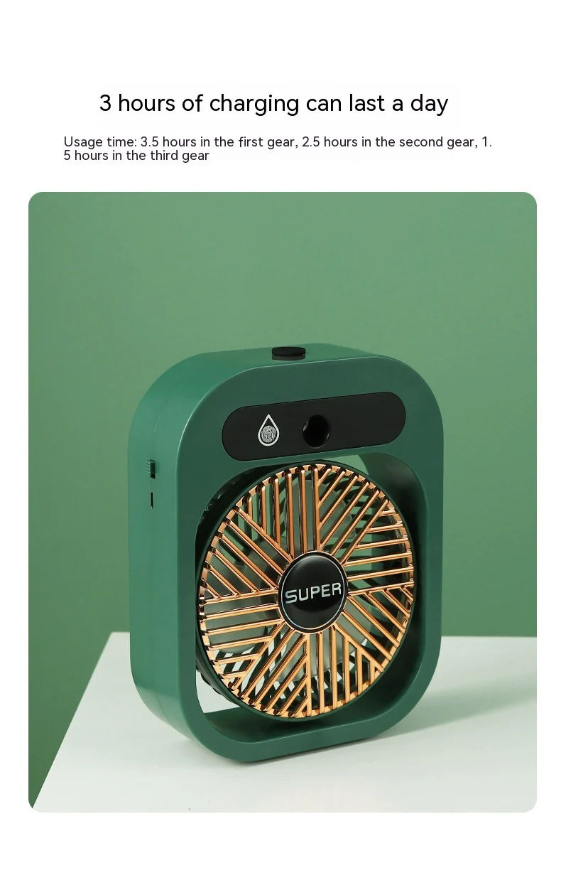 Portable Misting Air Cooler - Energy-Efficient Tabletop Cooling Device - Image 24