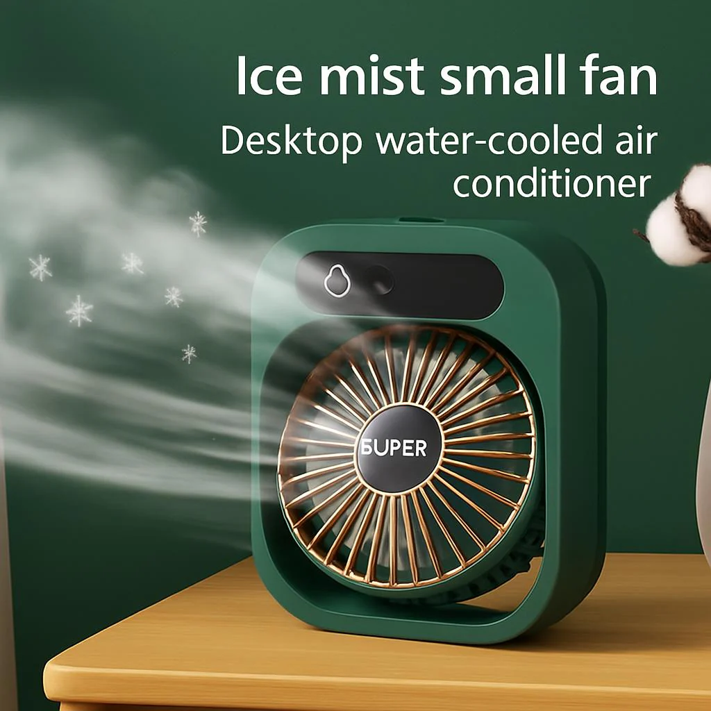 Portable Misting Air Cooler - Energy-Efficient Tabletop Cooling Device - Image 8