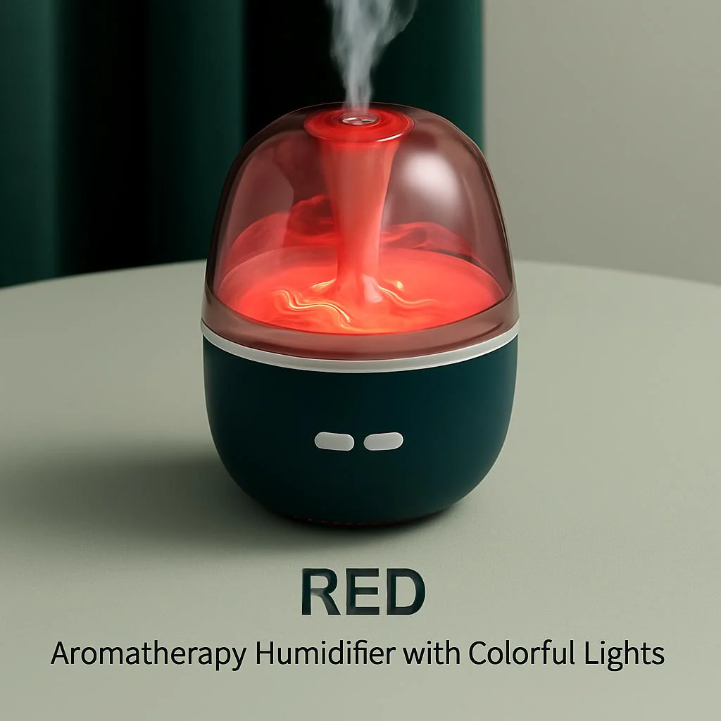 Eco-Friendly Aromatherapy Humidifier with Colorful Lights - Image 4