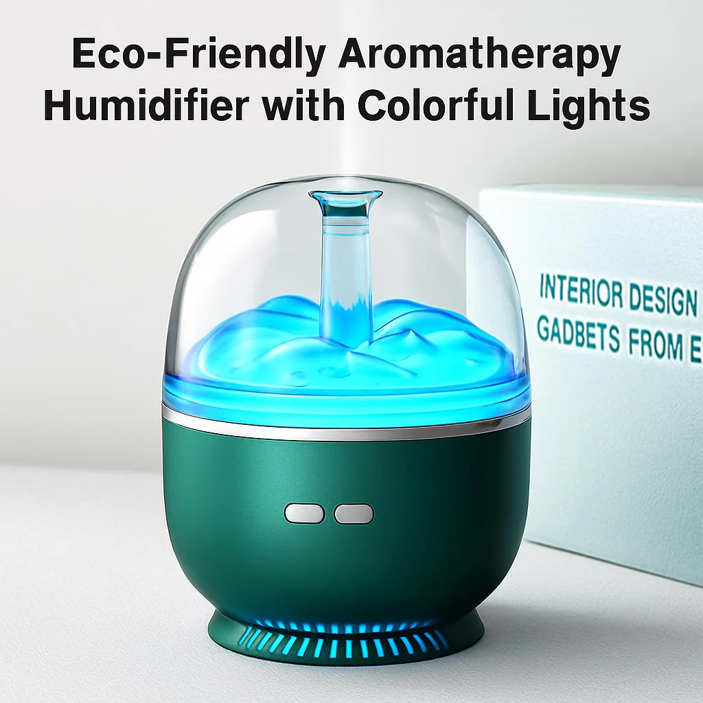 Eco-Friendly Aromatherapy Humidifier with Colorful Lights - Image 5