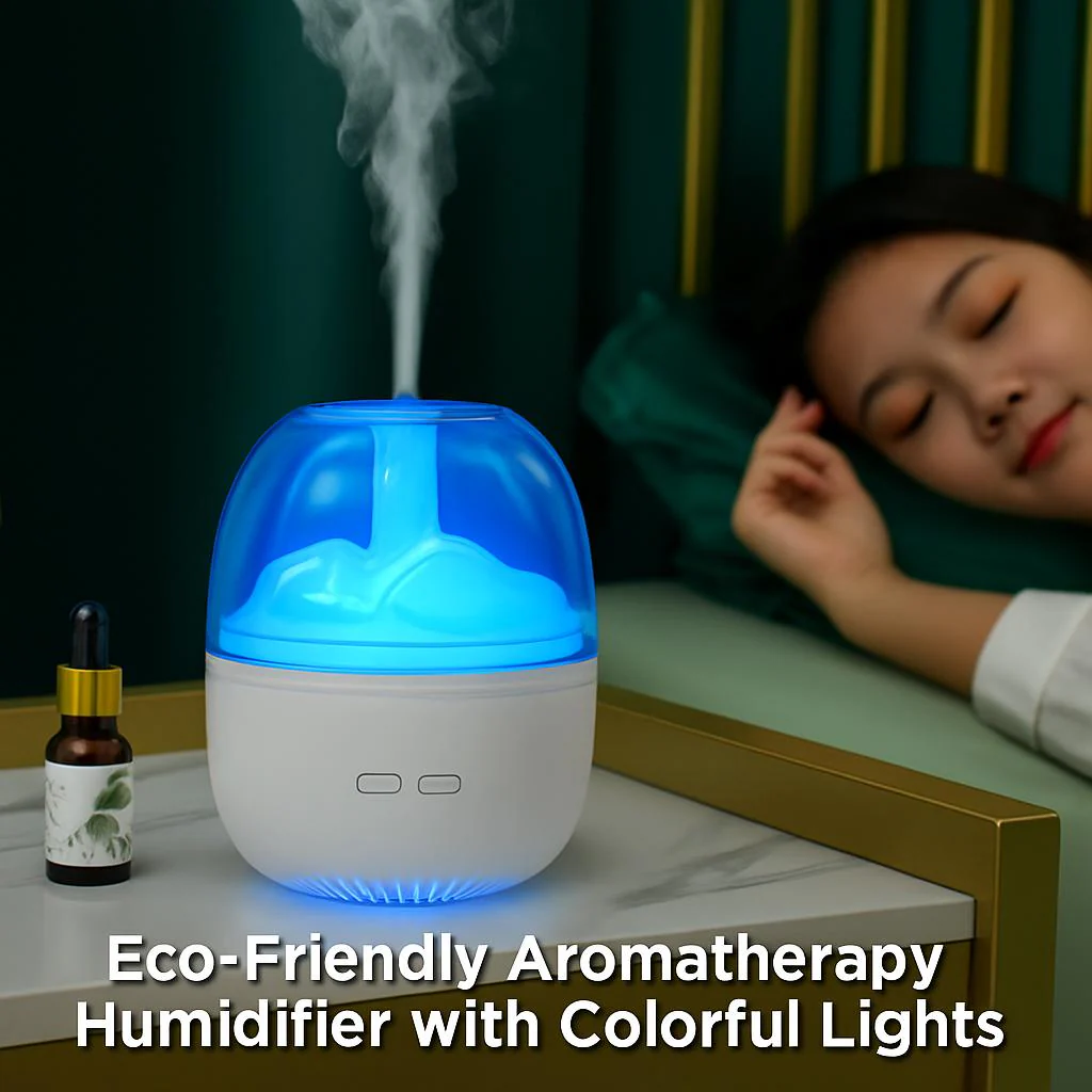 Eco-Friendly Aromatherapy Humidifier with Colorful Lights - Image 7