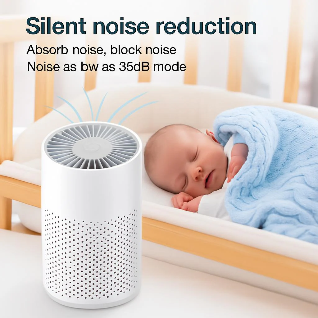 Energy-Efficient Cylindrical Air Purifier with Washable Filters - Image 7