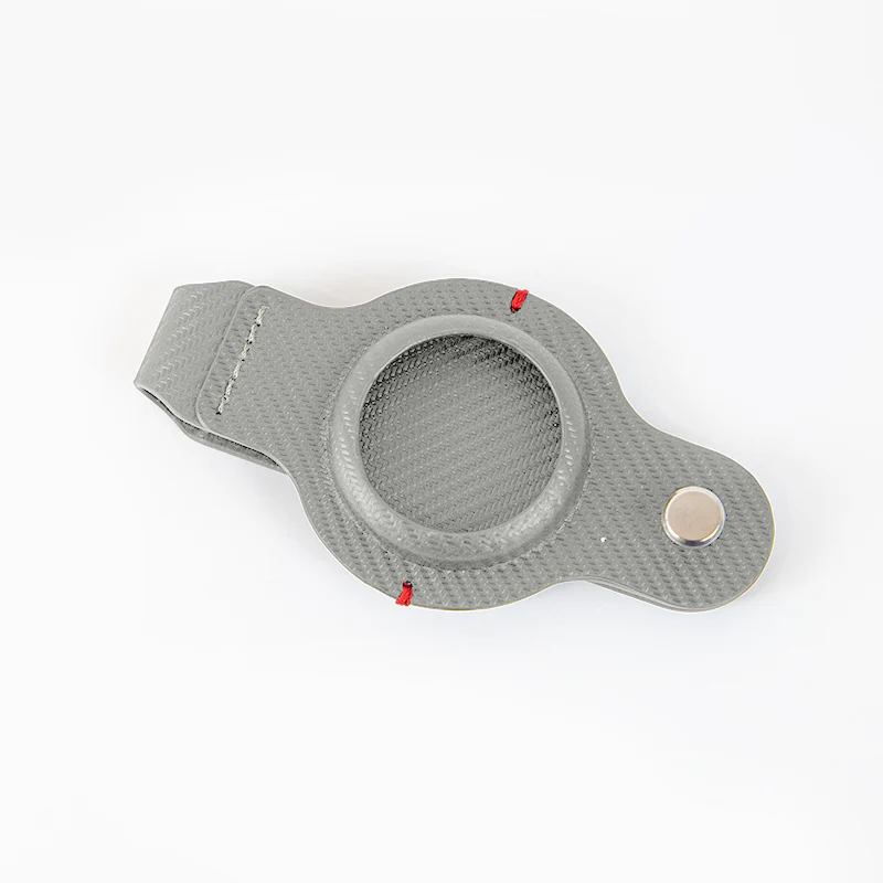 Durable Black AirTag Keychain Holder for Secure Tracking - Image 15