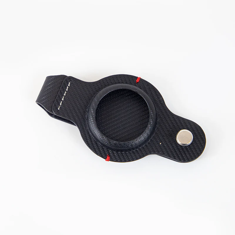 Durable Black AirTag Keychain Holder for Secure Tracking - Image 21